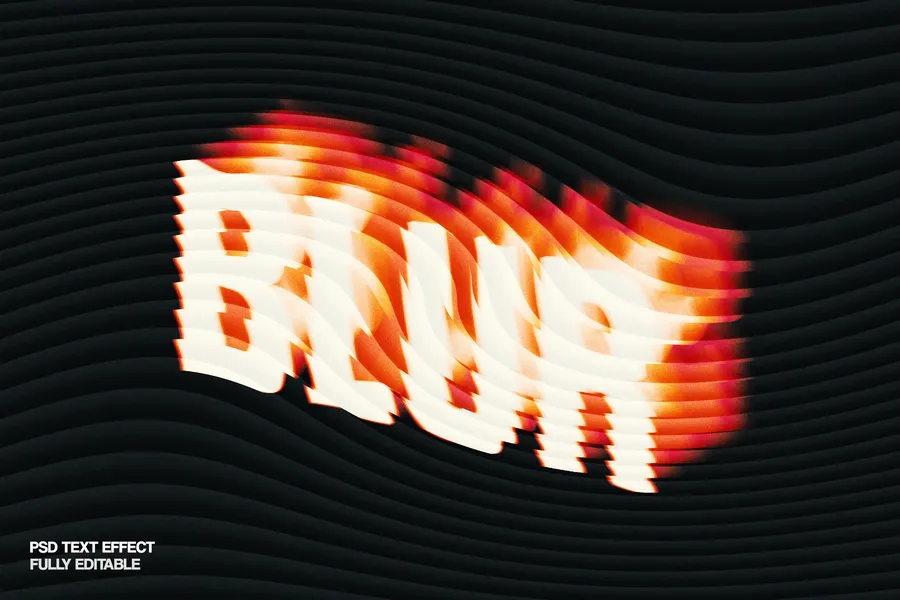 Blur glass text effect | download free design addon Blur glass text effect design add on for photoshop procreate illustrator and more