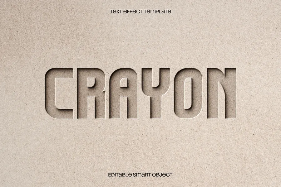 Cutout paper text effect | download free design addon Cutout paper text effect design add on for photoshop procreate illustrator and more