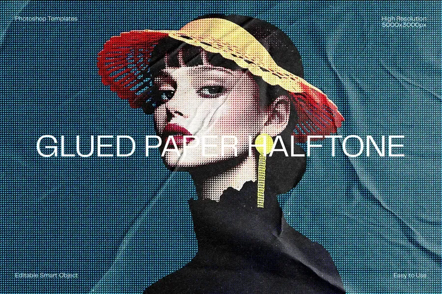 Gluedpaperhalftonephotoeffect20250630181843utc | download free design addon Glued paper halftone photo effect 2025 06 30 18 18 43 utc design add on for photoshop procreate illustrator and more