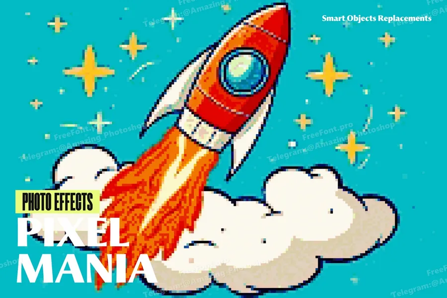 Pixelmaniaphotoeffect20250625160131utc | download free design addon Pixel mania photo effect 2025 06 25 16 01 31 utc design add on for photoshop procreate illustrator and more