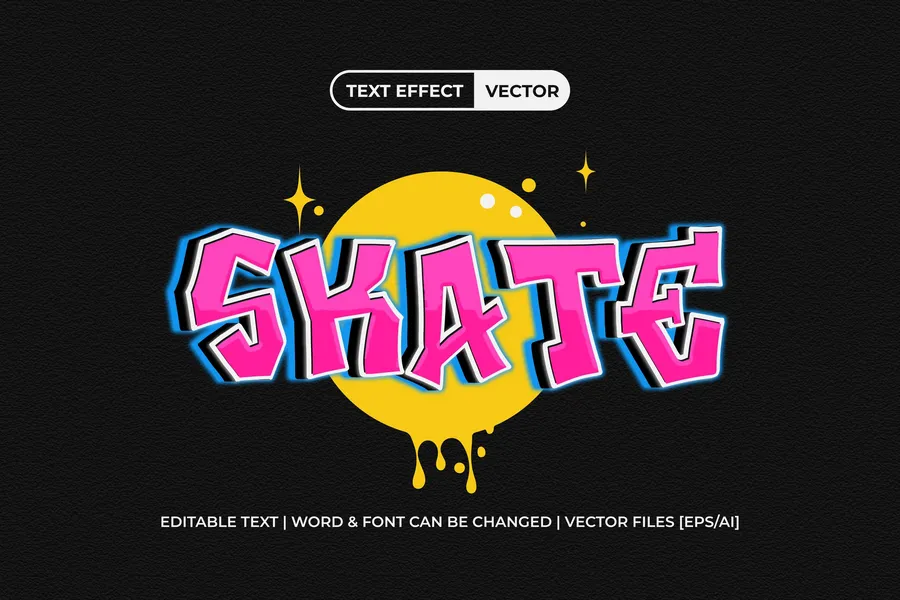 Skatetexteffectgraffitistyle20250630181843utc | download free design addon Skate text effect graffiti style 2025 06 30 18 18 43 utc design add on for photoshop procreate illustrator and more