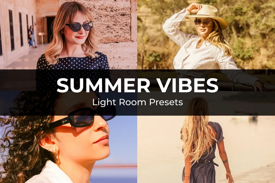 Summer vibes preset wz | download free design addon Summer vibes preset wz design add on for photoshop procreate illustrator and more
