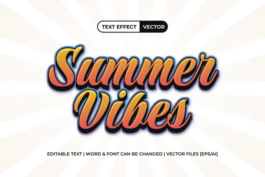 Summervibestexteffect20250630182545utc | download free design addon Summer vibes text effect 2025 06 30 18 25 45 utc design add on for photoshop procreate illustrator and more