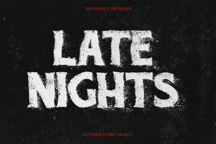 Dust distortion text effect 2025 07 09 23 22 55 utc design add on for photoshop procreate illustrator and more