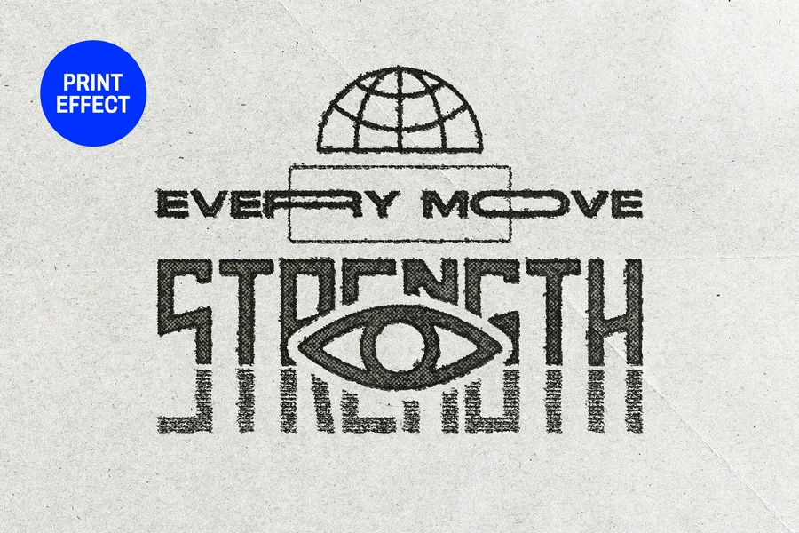 Halftone print text logo effect 2025 07 08 15 41 36 utc design add on for photoshop procreate illustrator and more