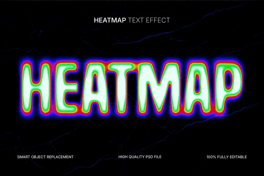 Heatmap text effect template 2025 07 08 15 39 35 utc design add on for photoshop procreate illustrator and more
