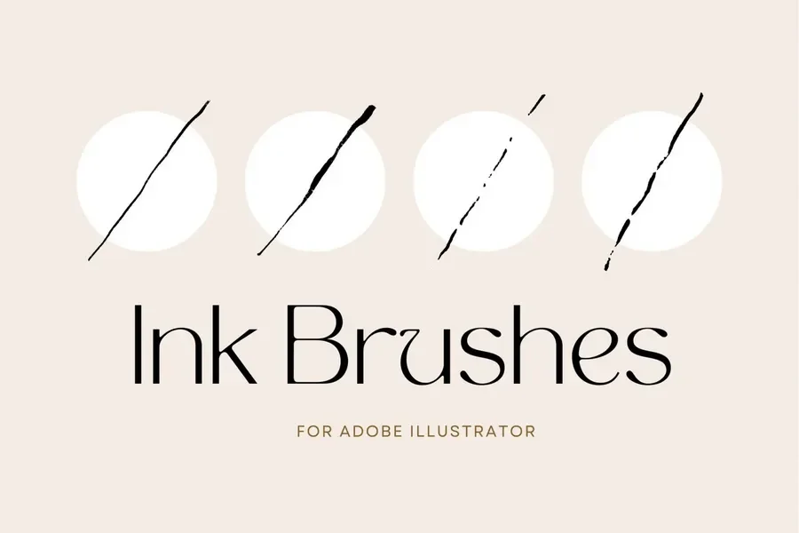 Ink brushes for adobe illustrator 2024 09 25 18 45 54 utc design add on for photoshop procreate illustrator and more
