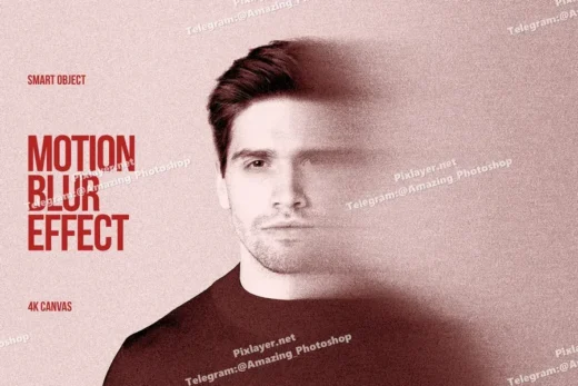 Motion blur photo effect mockup 2025 07 04 19 56 53 utc design add on for photoshop procreate illustrator and more