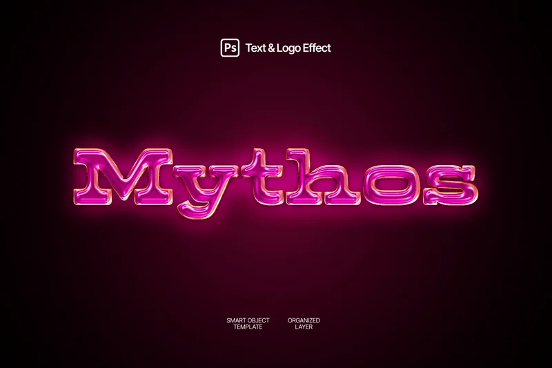 Radiant metallic text effect 2025 07 11 21 26 50 utc design add on for photoshop procreate illustrator and more