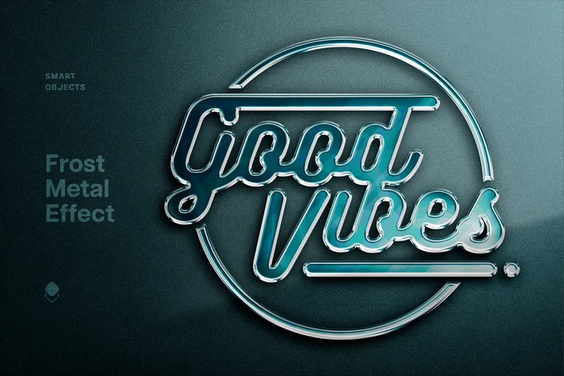 Blue metallic text logo effect 2025 10 07 16 19 10 utc design add on for photoshop procreate illustrator and more