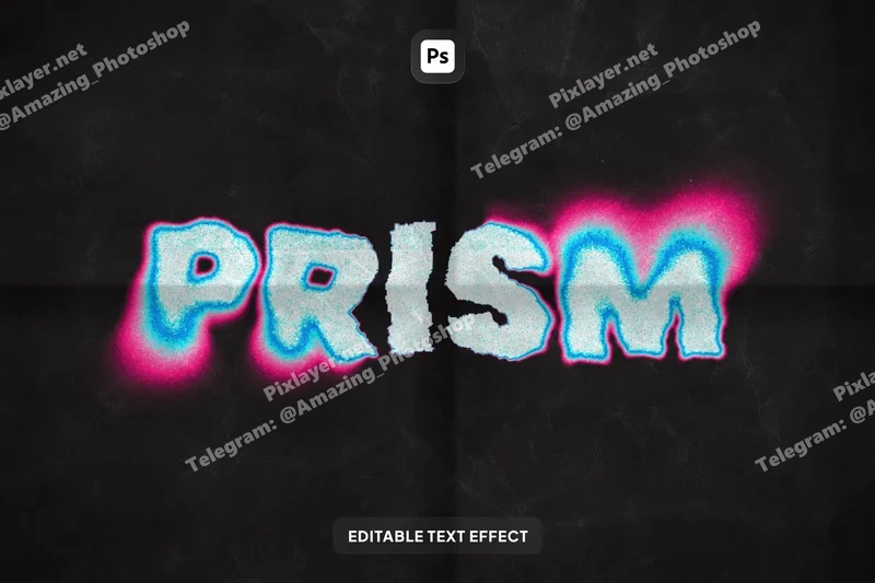 Blurry distortion text effect 2025 10 06 23 25 35 utc design add on for photoshop procreate illustrator and more