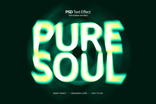 Blurry halftone text effect 2025 10 18 02 25 12 utc design add on for photoshop procreate illustrator and more