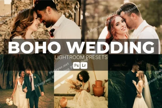 Boho wedding lightroom presets 2025 10 15 18 19 28 utc design add on for photoshop procreate illustrator and more