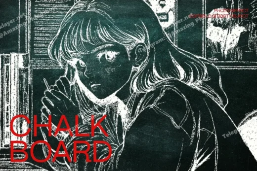 Chalk Board Photo Effect