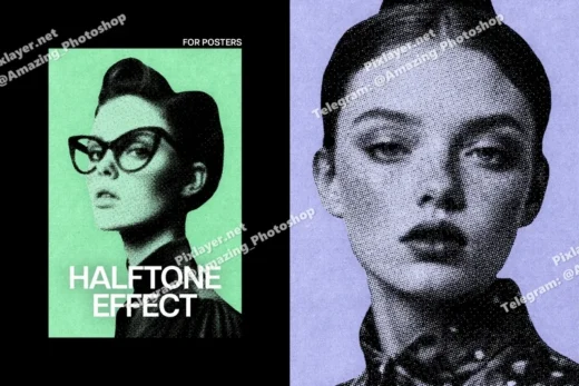 Colored halftone poster effect 2025 10 07 15 42 55 utc design add on for photoshop procreate illustrator and more