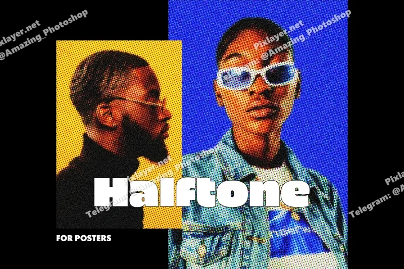 Comichalftonepostereffect20251009183946utc | download free design addon Comic halftone poster effect 2025 10 09 18 39 46 utc design add on for photoshop procreate illustrator and more