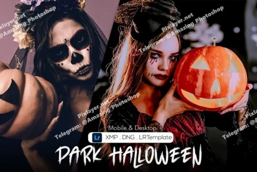 Dark halloween preset 2025 10 07 04 37 19 utc design add on for photoshop procreate illustrator and more