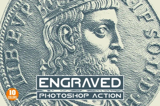 Engraved photoshop action 2025 10 02 22 38 11 utc design add on for photoshop procreate illustrator and more
