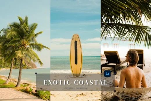 Exotic coastal lightroom presets 2025 09 29 17 27 25 utc design add on for photoshop procreate illustrator and more