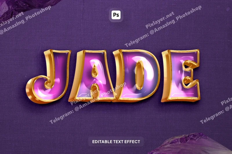 Gloss gem text effect 2025 10 30 18 19 50 utc design add on for photoshop procreate illustrator and more