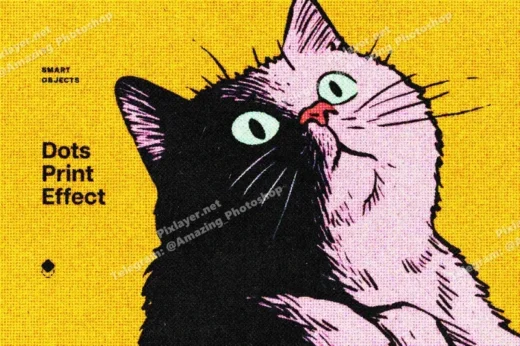 Halftone print style effect 2025 09 30 18 26 59 utc design add on for photoshop procreate illustrator and more