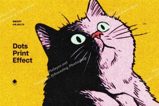 Halftone print style effect 2025 09 30 18 26 59 utc design add on for photoshop procreate illustrator and more