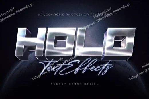 Holochrome Text and Logo Effect
