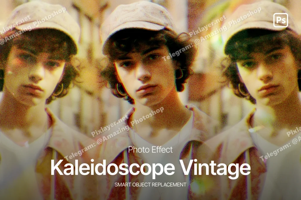 Kaleidoscope vintage photo effect 2025 10 30 18 56 10 utc design add on for photoshop procreate illustrator and more