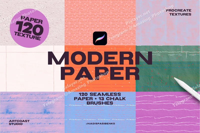 Modernpaperprocreatetextures20251030191423utc | download free design addon Modern paper procreate textures 2025 10 30 19 14 23 utc design add on for photoshop procreate illustrator and more