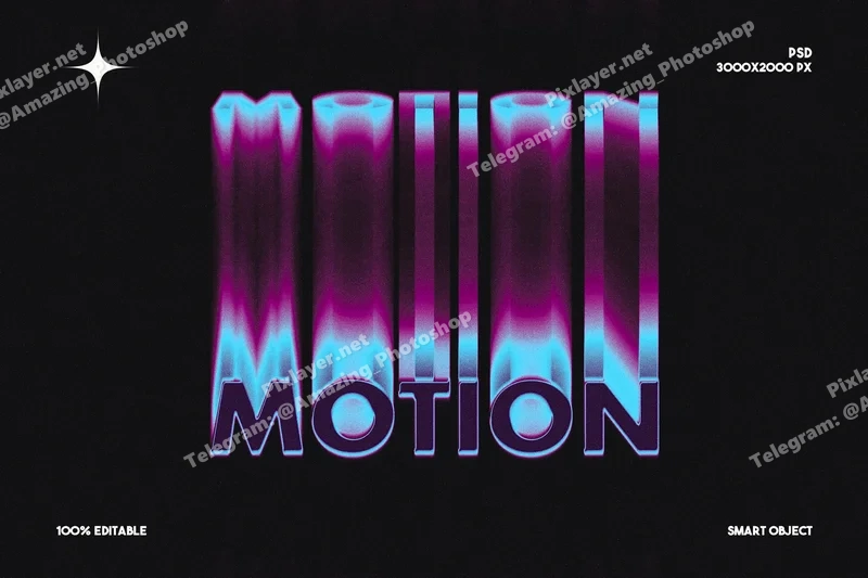 Neonmotionblurtexteffect20250930202642utc | download free design addon Neon motion blur text effect 2025 09 30 20 26 42 utc design add on for photoshop procreate illustrator and more