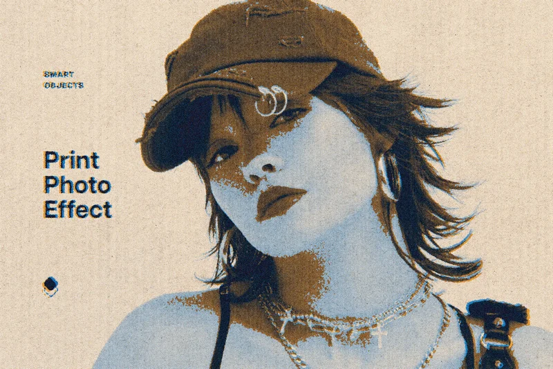 Printed photo effect 2025 10 07 15 48 57 utc design add on for photoshop procreate illustrator and more