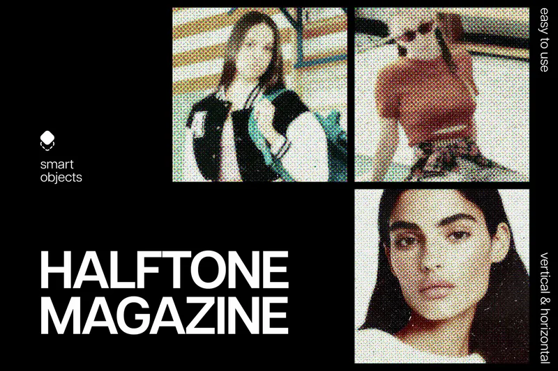 Retro halftone magazine photo effect 2025 09 29 17 56 49 utc design add on for photoshop procreate illustrator and more