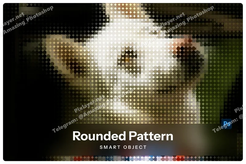 Rounded pattern photo effect 2025 09 30 18 32 01 utc design add on for photoshop procreate illustrator and more