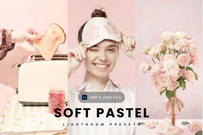 Soft pastel lightroom presets 2025 10 23 23 08 53 utc design add on for photoshop procreate illustrator and more