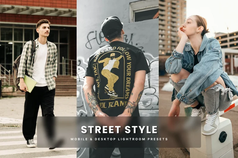 Street style lightroom presets 2025 10 23 23 32 02 utc design add on for photoshop procreate illustrator and more
