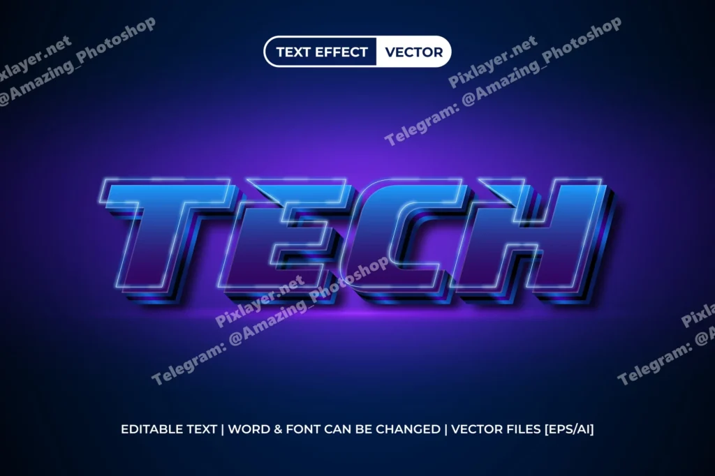 Techno text effect 2025 10 16 18 52 53 utc design add on for photoshop procreate illustrator and more