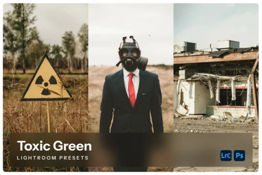 Toxic green lightroom presets 2025 10 14 23 24 09 utc design add on for photoshop procreate illustrator and more