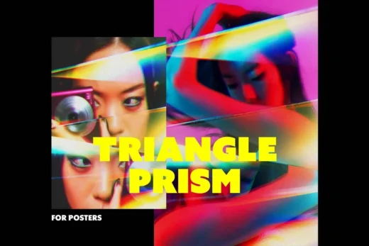 Triangle prism poster effect 2025 10 02 17 28 13 utc design add on for photoshop procreate illustrator and more