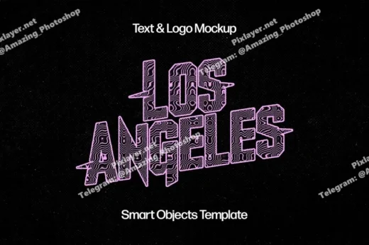 Trippy Ink Stamp Text Effect