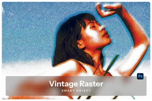 Vintage raster photo effect 2025 10 03 16 15 48 utc design add on for photoshop procreate illustrator and more