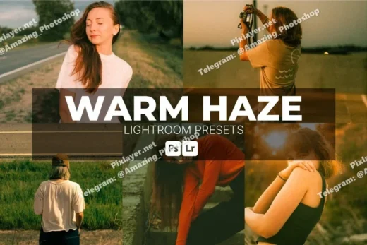 Warm haze lightroom presets 2025 10 07 15 37 54 utc design add on for photoshop procreate illustrator and more