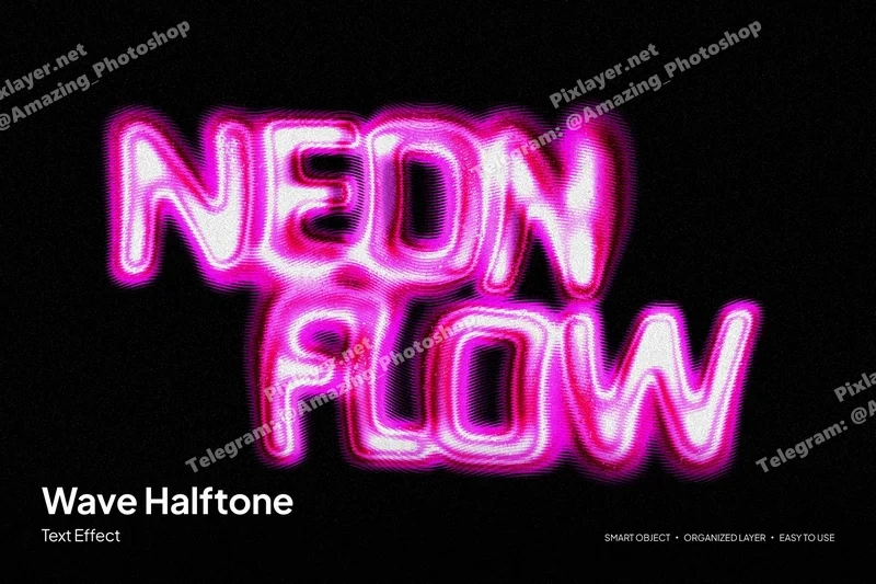 Wavehalftonetexteffect20250930202843utc | download free design addon Wave halftone text effect 2025 09 30 20 28 43 utc design add on for photoshop procreate illustrator and more