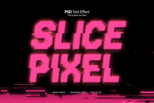 8 bit error neon text effect 2025 11 05 00 48 57 utc design add on for photoshop procreate illustrator and more