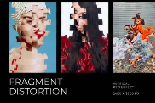 Fragmented vertical image effect mockup 2025 11 20 21 19 15 utc design add on for photoshop procreate illustrator and more