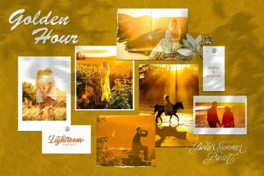 Lightroom preset golden hour 2025 11 19 17 40 58 utc design add on for photoshop procreate illustrator and more