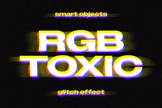 Rgb glitch text effect 2025 11 01 01 14 53 utc design add on for photoshop procreate illustrator and more