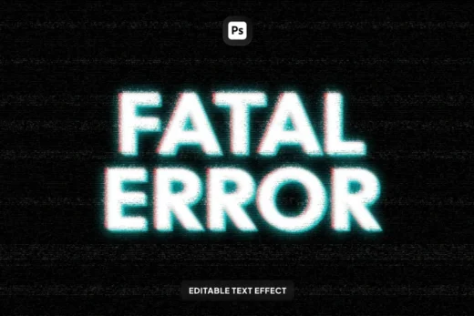 Vhs glitch text effect 2025 11 07 00 51 24 utc design add on for photoshop procreate illustrator and more