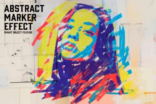 Abstract marker effect 2025 12 01 18 39 50 utc design add on for photoshop procreate illustrator and more