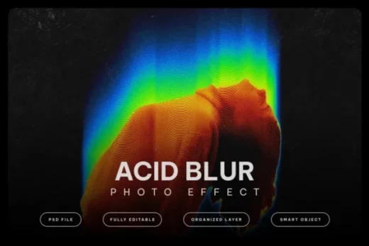 Acid blur photo effect 004 2025 11 28 23 32 37 utc design add on for photoshop procreate illustrator and more