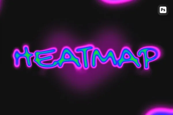 Heatmap script text effect 2025 11 27 03 59 50 utc design add on for photoshop procreate illustrator and more